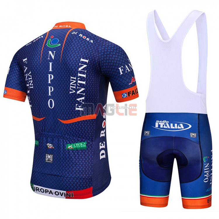 Maglia Vini Fantini Manica Corta 2018 Scuro Blu